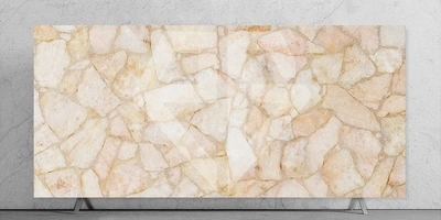 Light Golden Quartz Stone Slab