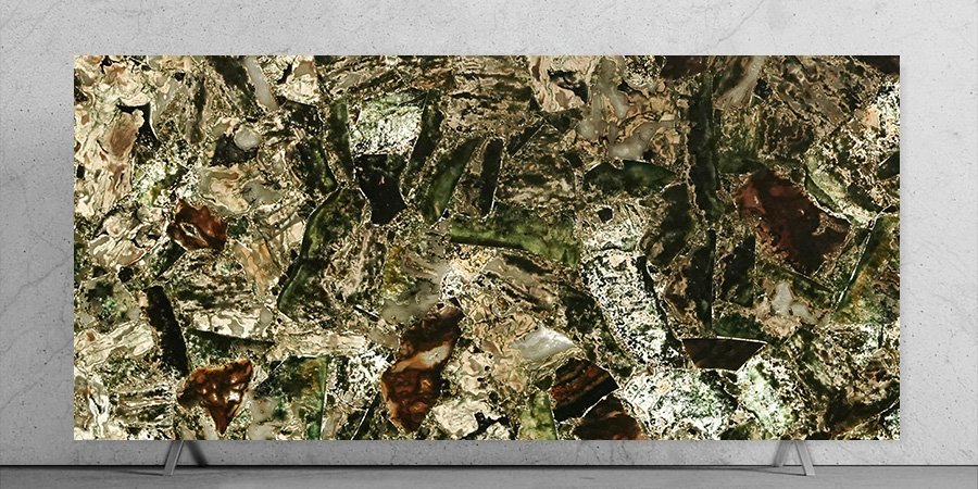 Moss Agate Backlit